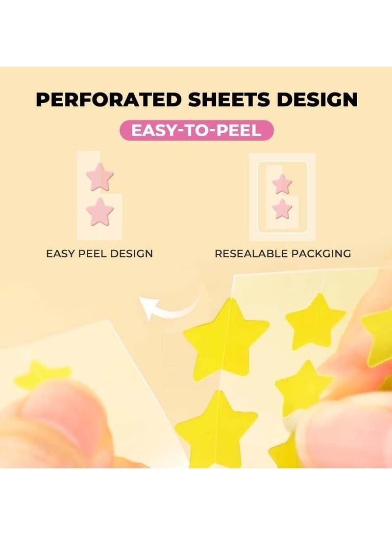 ATRJSZ Hypoallergenic Hydrocolloid Acne Treatment Patches for All Skin Types, Cute Colorful Star Pimple Patches with Tea Tree, Centella Asiatica and Salicylic Acid, Non-Toxic, Alcohol-Free  - Image 5