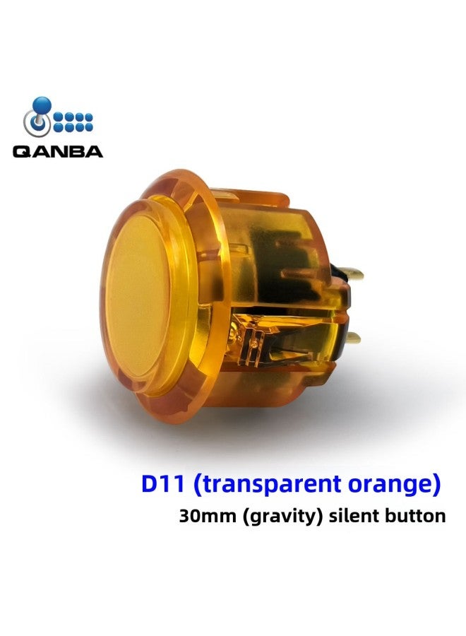 Qanba Gravity Ks Rapid Silent Street Fighter Arcade Button 30/24mm Mechanical Axis Quick Fire Digital Computer Game Joystick-Product Color:D11   30mm  - Image 1