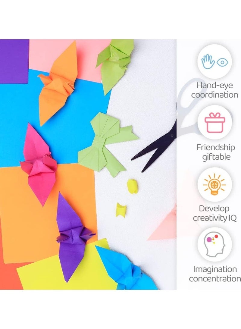 ورق الأوريغامي، 200 ورقة، 20 لونًا، مربع 15 سم، ورق ملون ذو وجهين. - Image 3