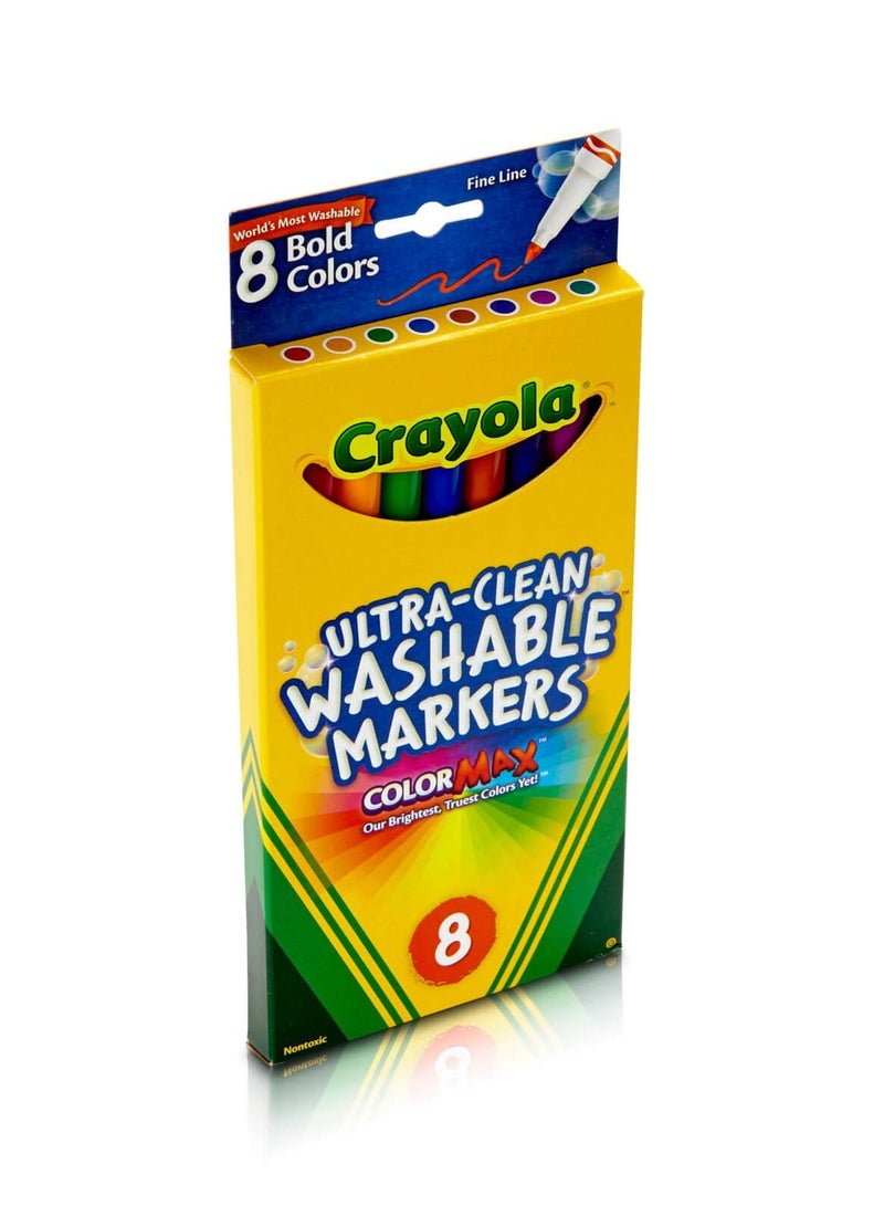 Crayola Ultra-Clean Washable Color Max Fine Line Markers - Image 2