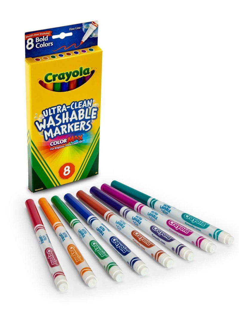 Crayola Ultra-Clean Washable Color Max Fine Line Markers - Image 3