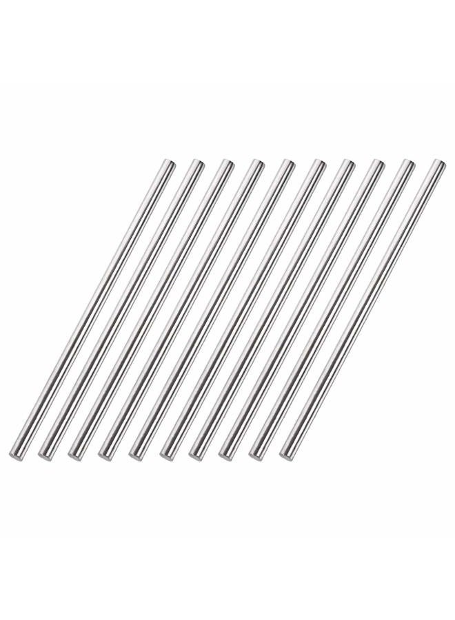 uxcell 5mm x 150mm 304 Stainless Steel Metal Solid Round Rod for DIY Craft - 10pcs - Image 1