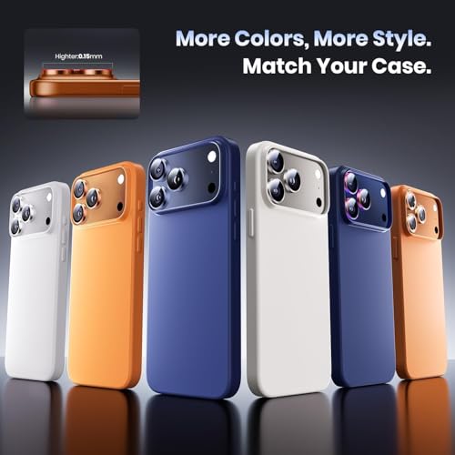 Lensarmor® Compatible With Cosmic Orange iPhone 17 Pro/iPhone 17 Pro Max Camera Lens Protector – 9H Tempered Glass, Scratch Resistant, Flash-Friendly Premium Lens Cover - Image 5