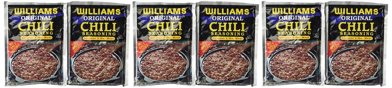 Williams Original Chili Seasoning (Pack of 6) - Image 1