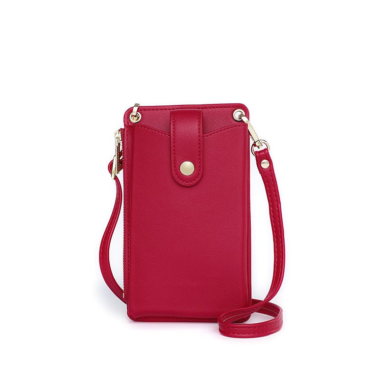 Mobile Phone Bag Women'S Cross-Body Small Bag 2023 New Mobile Phone Strap Diagonal Coin Purse Vertical Mobile Phone Bag - Image 1