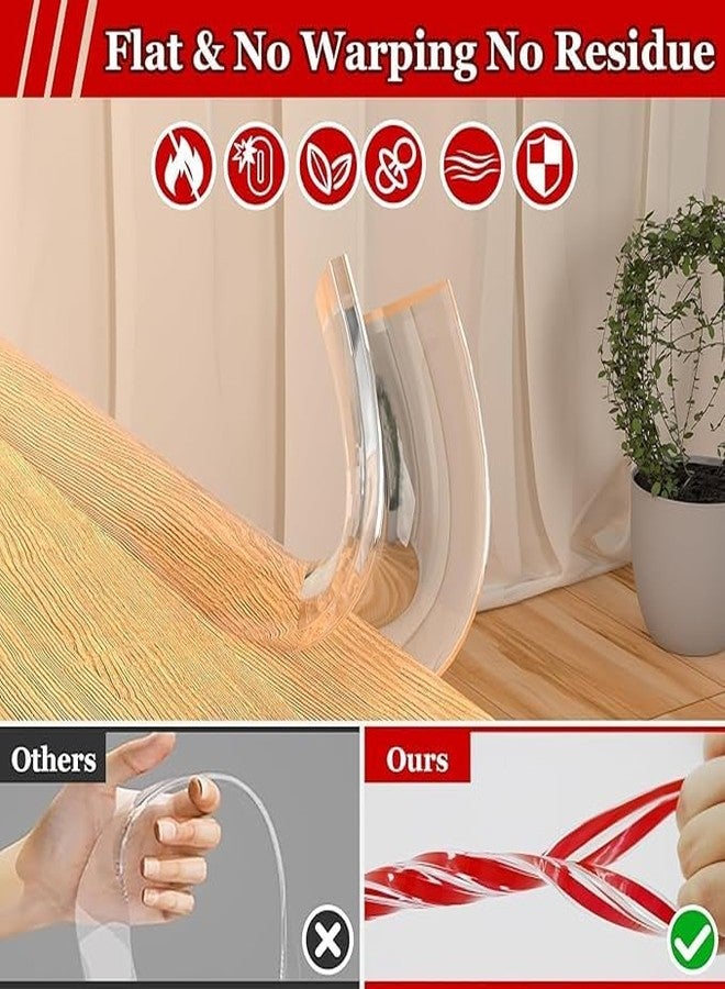 MAMYA Silicone Edge Protector Strip, Baby Proofing Edge & Corner Guard, Child Safety Cushion for Furniture, Desks, Sharp Corners - Soft & Durable for Kids (3 Meter) - Image 3