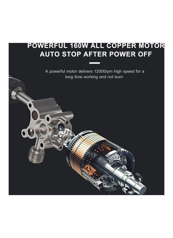 15A 30Bar Cordless Handheld Wireless Pressure Washer Black 30.00X12.00X25.00cm - Image 4