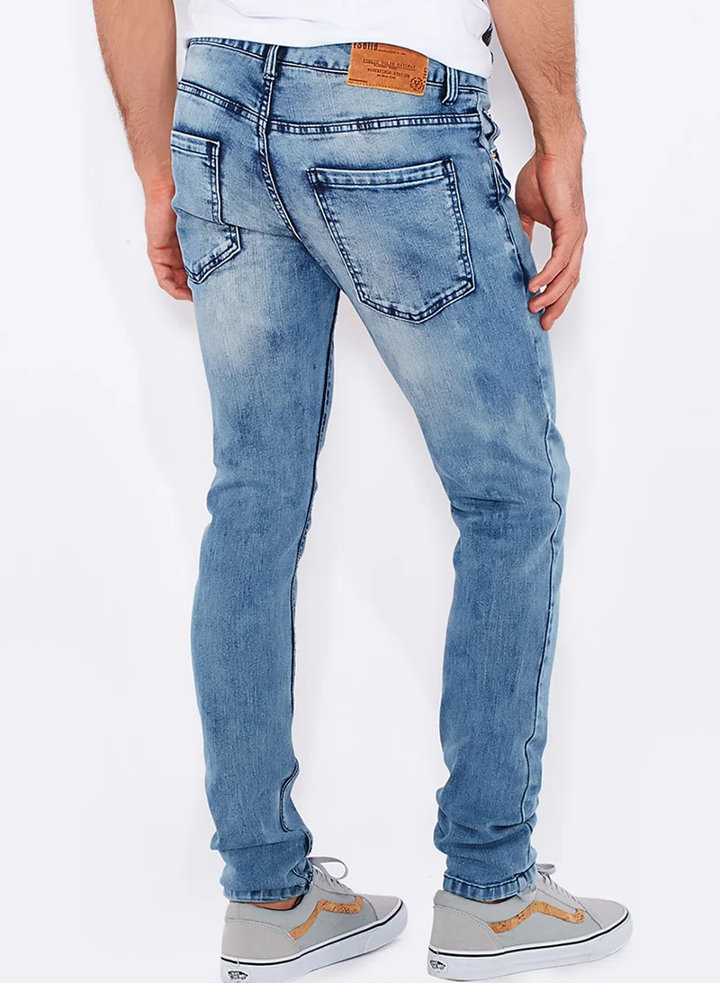 !Solid Dexter Skinny Fit Light Wash Jeans