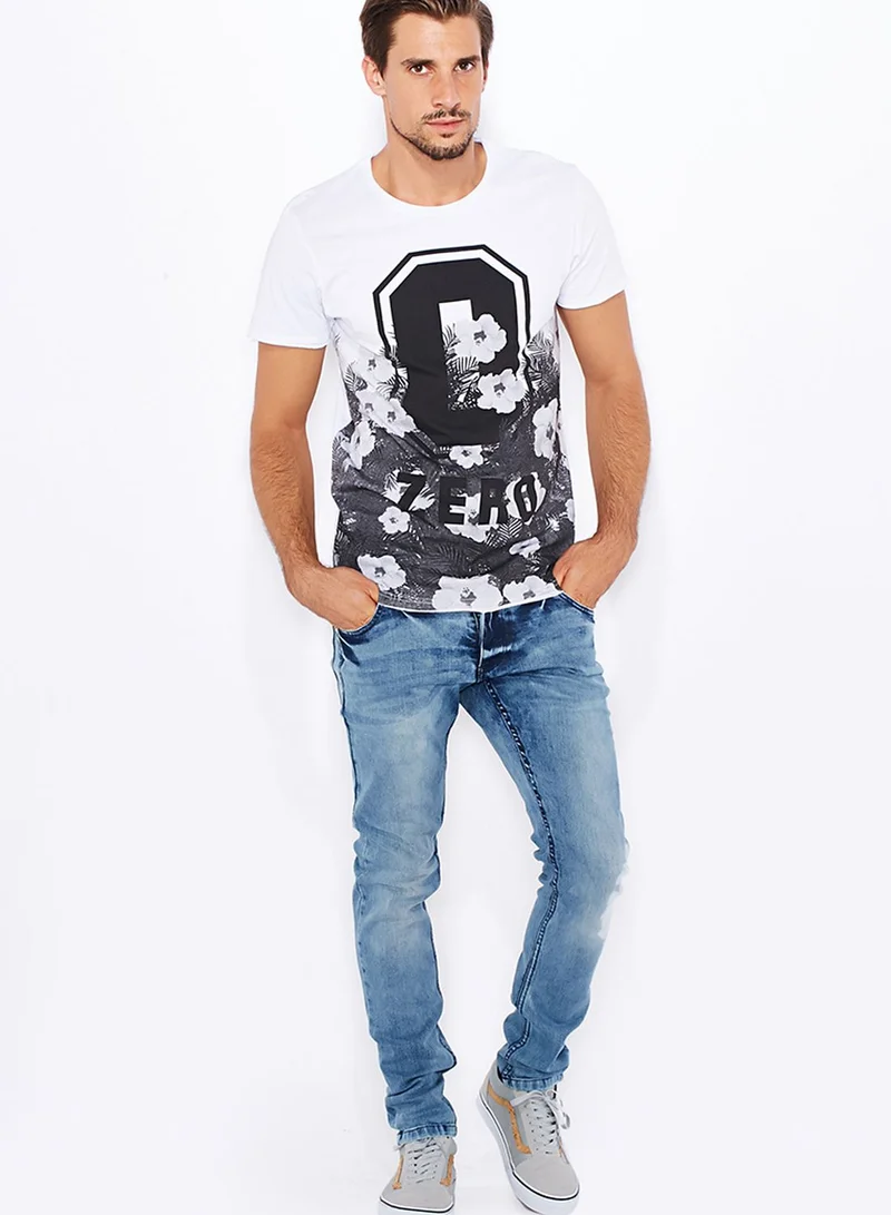 !Solid Dexter Skinny Fit Light Wash Jeans