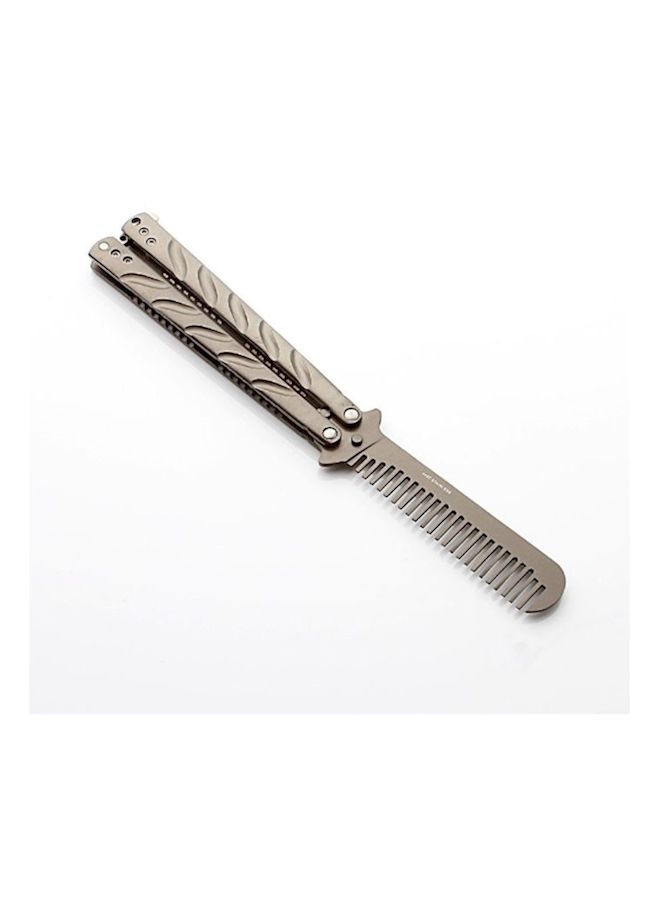NIBEMINENT Trainer Knife Comb Silver - Image 3