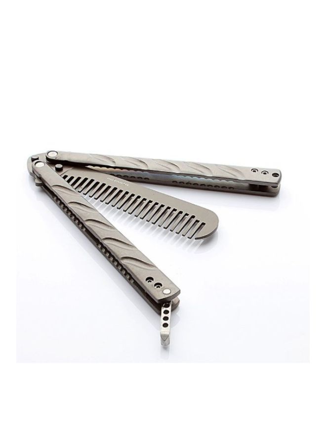 NIBEMINENT Trainer Knife Comb Silver - Image 2