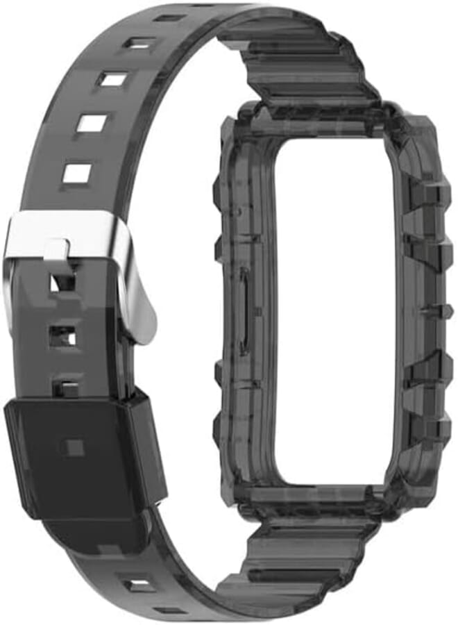Next Store Strap & Cover Compatible For Watch Fit Silicone Integrated Translucent Watch Band