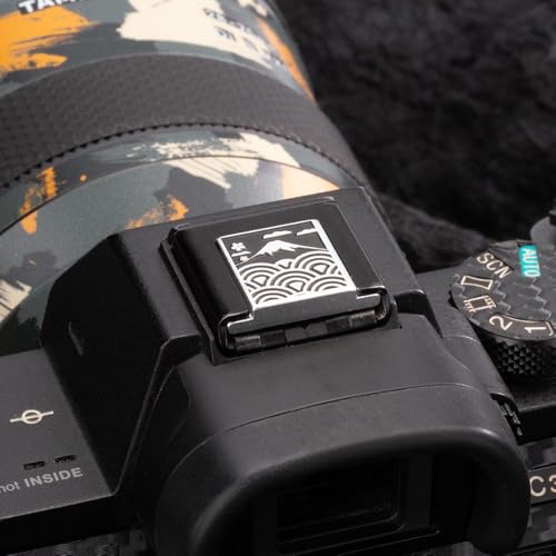 DBZZ Sea Wave Fuji Pattern Camera Metal Hot Shoe Cover for Sony A1 A7C A7CR A7CII A7R A7M2 A7M3 ZV-E10 II ZV-1II (Aluminum Alloy-for Sony) - Image 5
