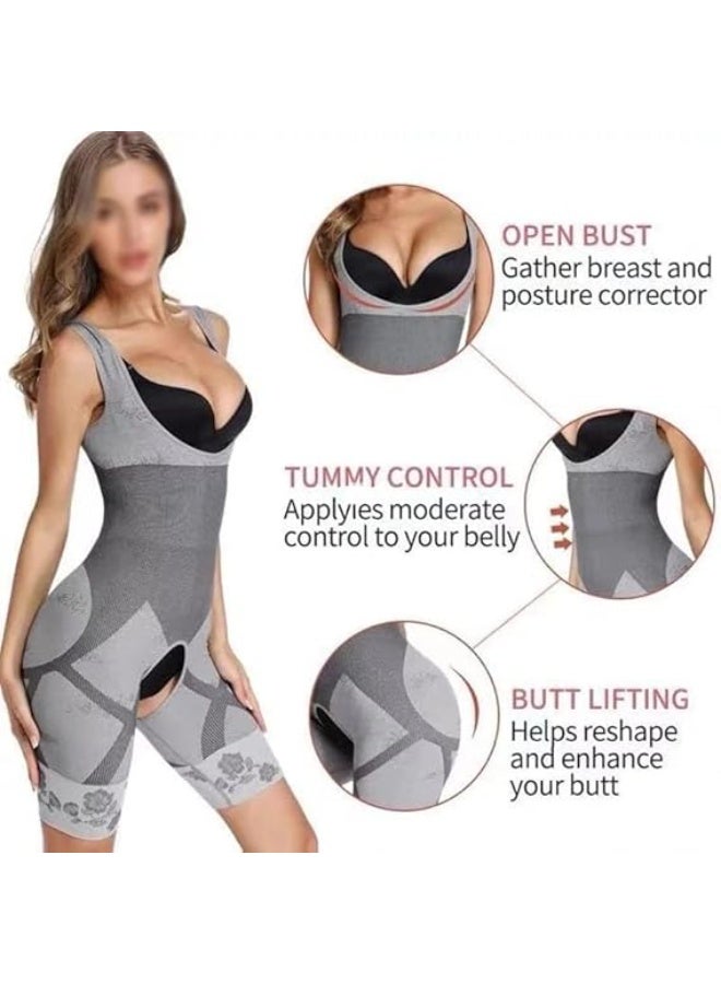 Women's slimming suit made of natural bamboo fabric - Gray - Image 2