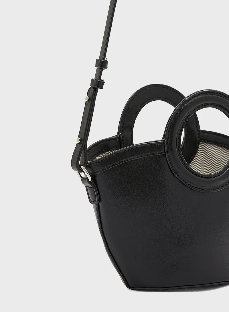 Ginger Micro Bucket Tote Bag