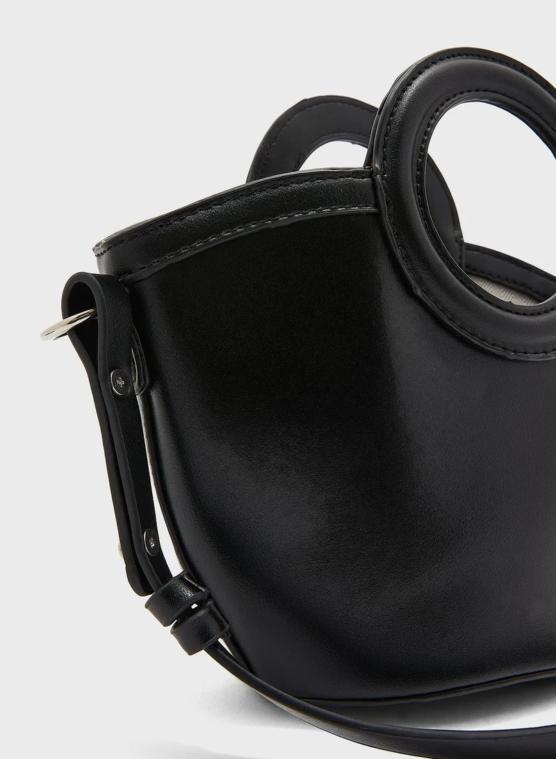 Ginger Micro Bucket Tote Bag