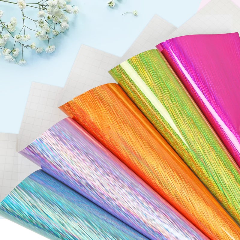 Lya Vinyl Permanent Adhesive Vinyl Bundle 10 Pack Brushed Self Adhesive Vinyl, Sheets for Home Decoration,Mug, Cup, Windows, Ceramics, Party Decoration - Image 4