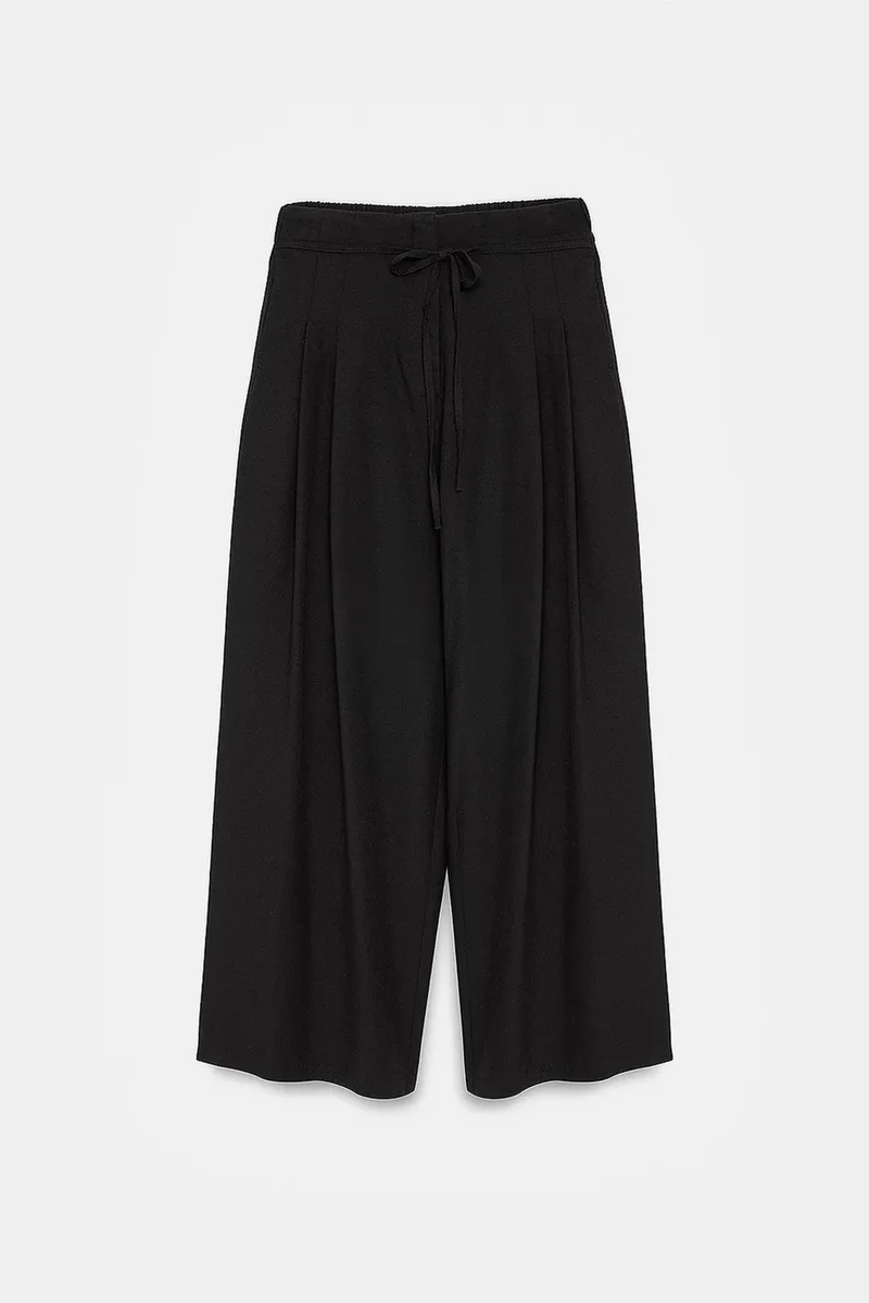 DILVIN Women's Striped Wide-leg Trousers