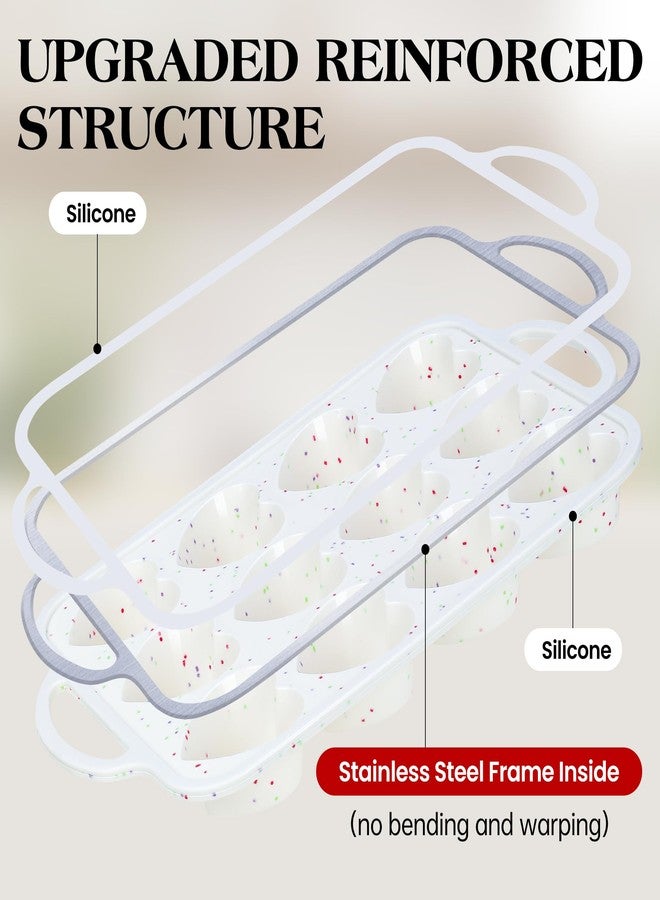 AOTASO 2 Pcs Heart Shaped Muffin Pan - Image 2
