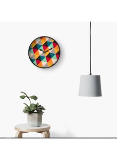 Colorful Small Triangle Wall Clock