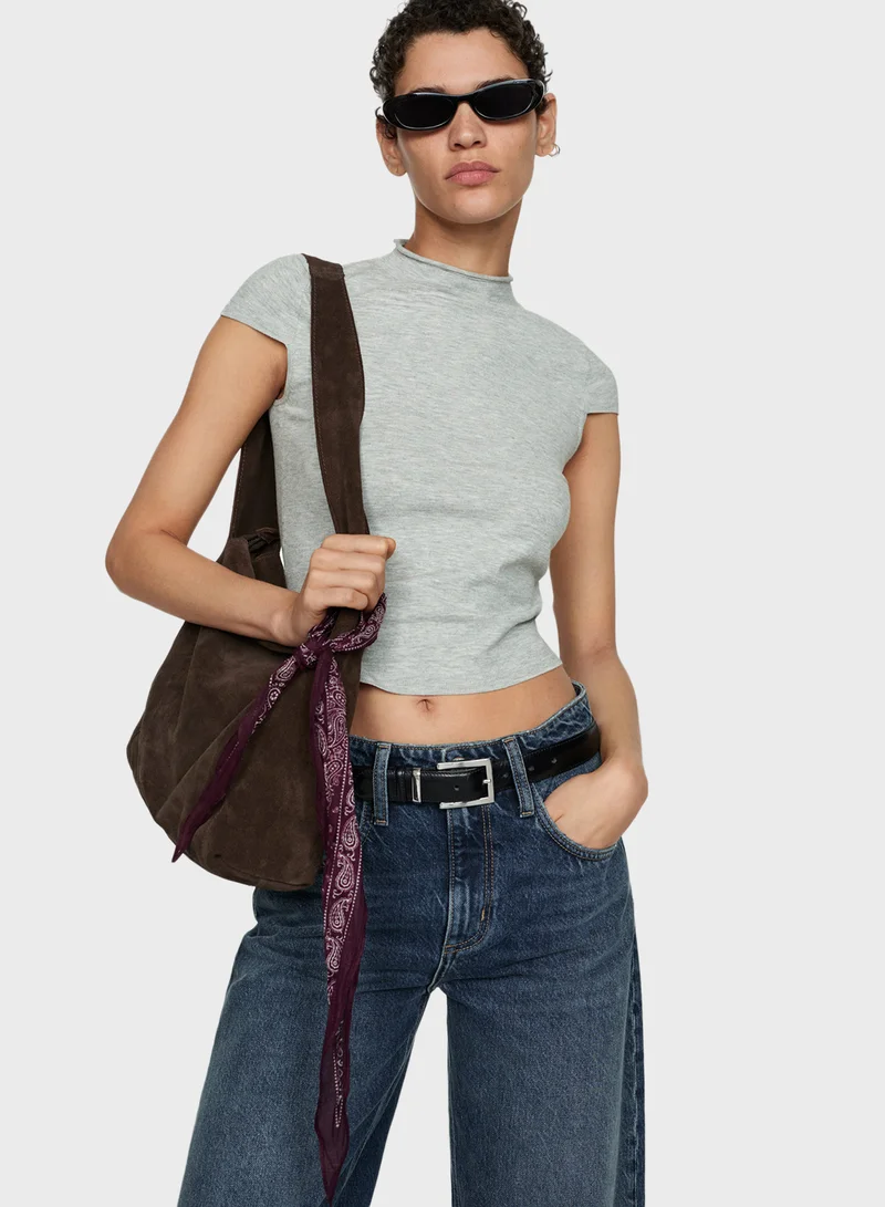 مانجو Bet Balloon High Rise Jeans