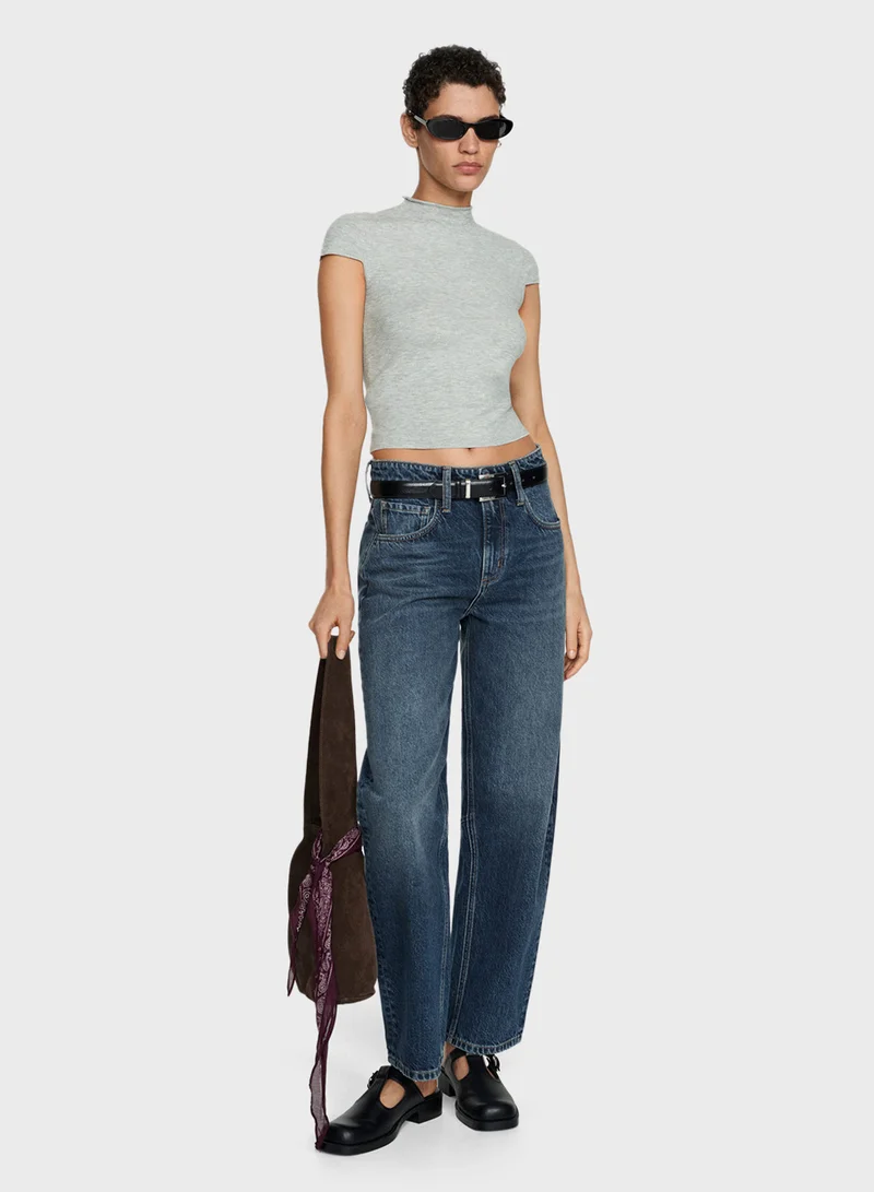 مانجو Bet Balloon High Rise Jeans