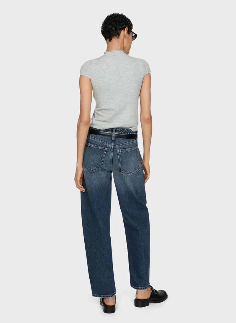 مانجو Bet Balloon High Rise Jeans