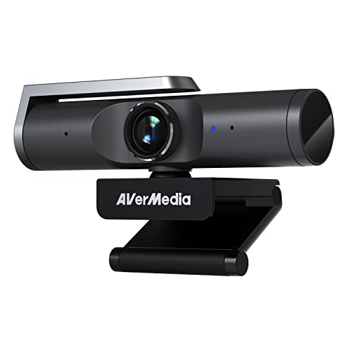 AVerMedia PW515 4K Ultra HD Business Webcam with AI AutoFraming for Streaming Video Calls Sony Sensor works with CamEngine Teams Zoom OBS for PCMac