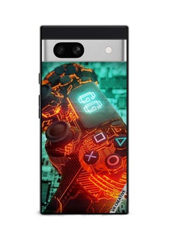 VR CREATIVE Protective Case Cover For Google Pixel 7a Ps4 Controller Design Multicolour  - Image 1