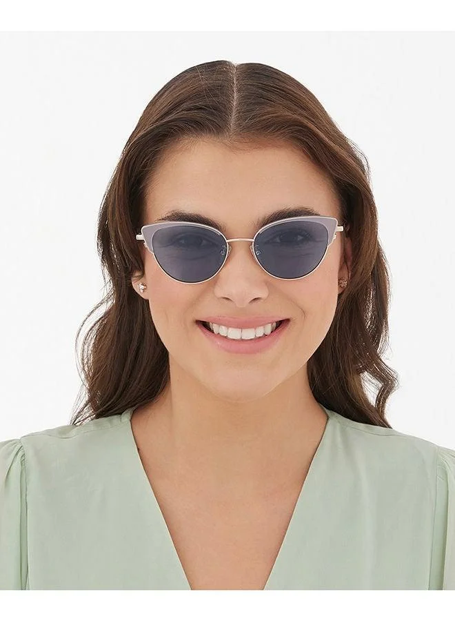 30Sundays 30Sundays DAISY,Women Sunglasses, Cat Eye Sunglasses, UV Protection: UV400 (Blue,Blue)