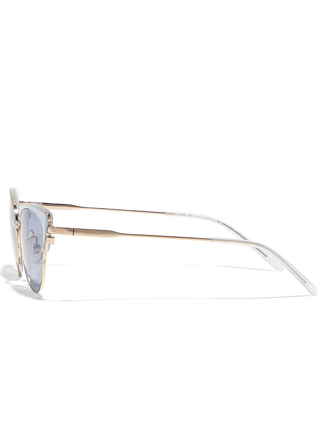 30Sundays 30Sundays DAISY,Women Sunglasses, Cat Eye Sunglasses, UV Protection: UV400 (Blue,Blue)