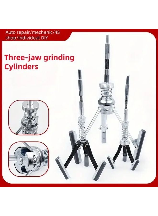 2 Inch 3 Jaw Cylinder Hone Tool with 3 Grinding Stones for Internal Diameter Grinding - Image 4
