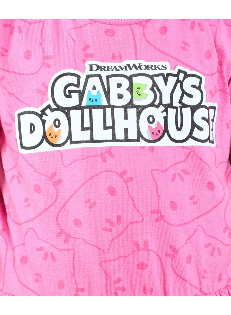غابيز دول هاوس بيت الدمى غابي - فستان جيرسي للبنات - Image 5