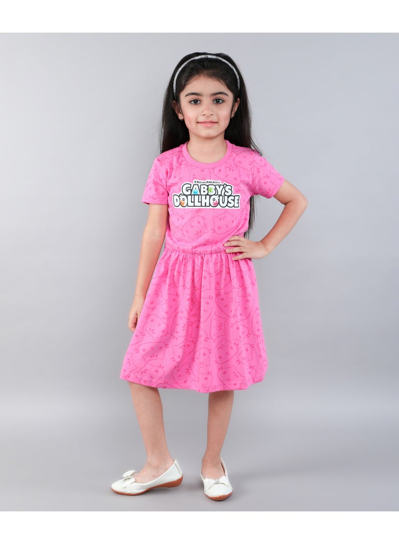 غابيز دول هاوس بيت الدمى غابي - فستان جيرسي للبنات - Image 1