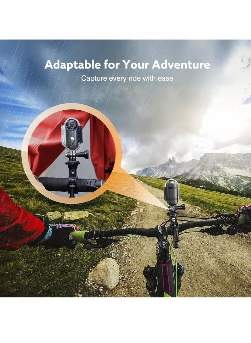 TNM 4K Ultra HD Mini Sports Camera – Wearable Magnetic Action Camera with Waterproof 30m Case, 360° Clip, 170° Wide-Angle Lens, Wi-Fi, 150-Min Battery for Cycling, Diving, Vlogging & Outdoor Adventures - Image 4