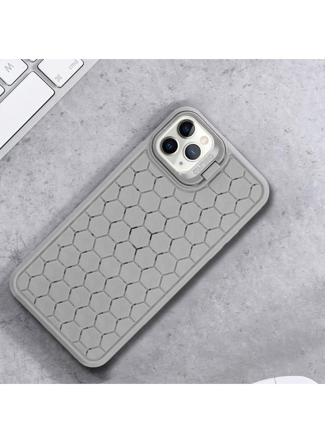 Zaboon Case For iPhone 11 Pro Honeycomb Radiating Holder TPU Phone Case with Lanyard - Image 2