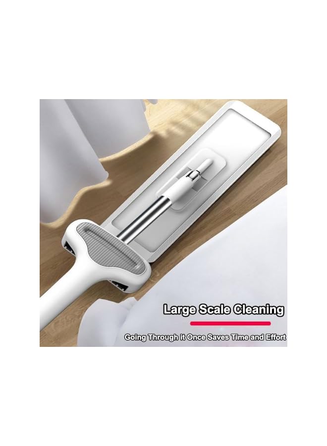 PROMASS Flat Mop 360° Rotatable Flat Cleaning Mop,Comes with 6 washable mop pads（36CM long）, hands-free self wrinkling mop, Dust Mop, Wet and Dry Use - Image 3