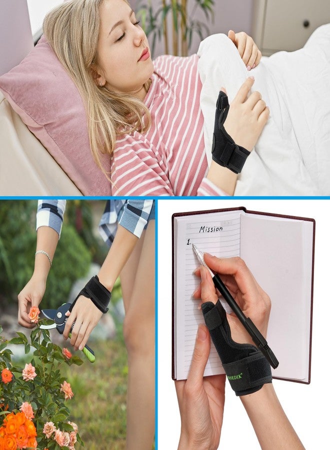 KONSEDIK Trigger Finger Thumb Splint,Adjustable Thumb Spica Support Stabilizer Brace for Pain,Sprains, Arthritis,Tendonitis,De Quervains Tenosynovitis,CMC Joint (Medium) - Image 4