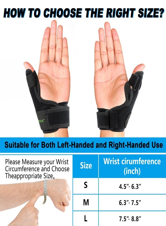 KONSEDIK Trigger Finger Thumb Splint,Adjustable Thumb Spica Support Stabilizer Brace for Pain,Sprains, Arthritis,Tendonitis,De Quervains Tenosynovitis,CMC Joint (Medium) - Image 5