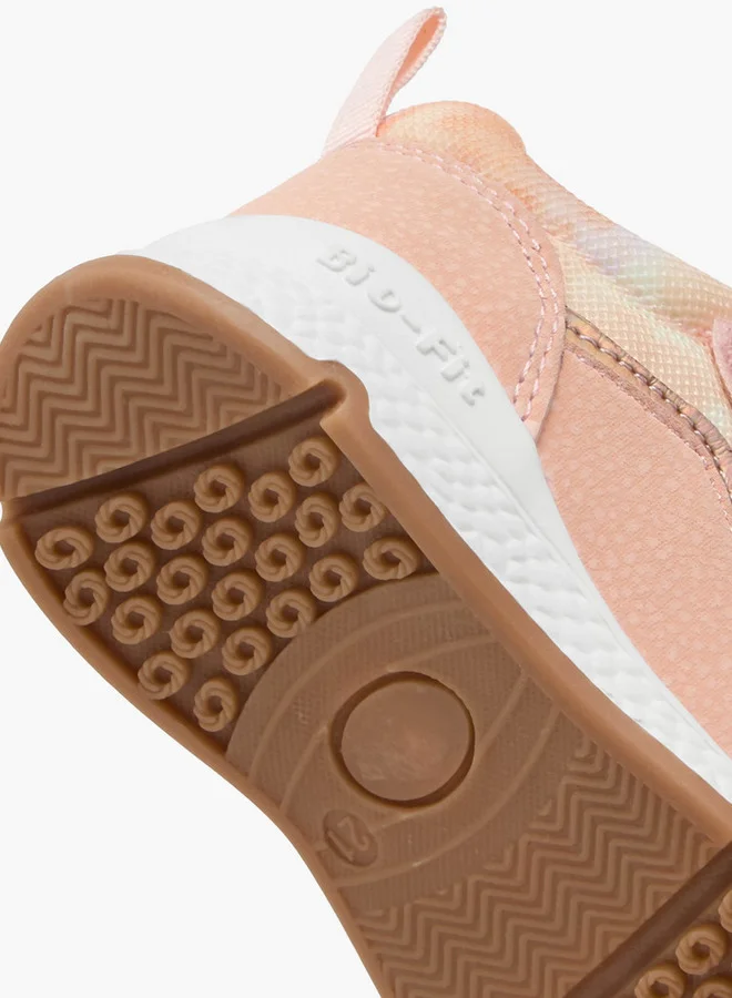 Barefeet Panelled Sneakers with Hook and Loop Closure