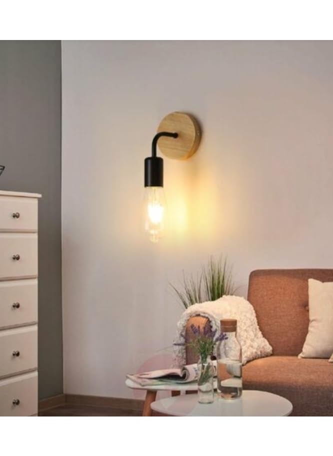 LEGEEN LEGEEN Wall Sconces Light Lamp for Bathroom Bedroom Living Room Mirror Light Hall Kitichen Lobby Bedside Office Wall Deocr with Bulb  - Image 2