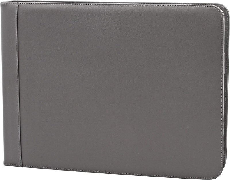 2Fold Business Check Binder 7 Ring for 3-Up Business Size Checks with Extra Business Card Case - PU Leather Deluxe 7 Ring Checkbook Binder Portfolio with 600 Check Capacity and Storage - Image 4