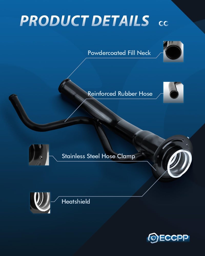 ECCPP Gas/Fuel Filler Neck Replacement Fit For Ford For F-250 Super Duty 1999-2010,For Ford For F-350 Super Duty 1999-2010 577-728 8C3Z9034KF Fuel Filler Tube (Only Fit Diesel Engines) - Image 4