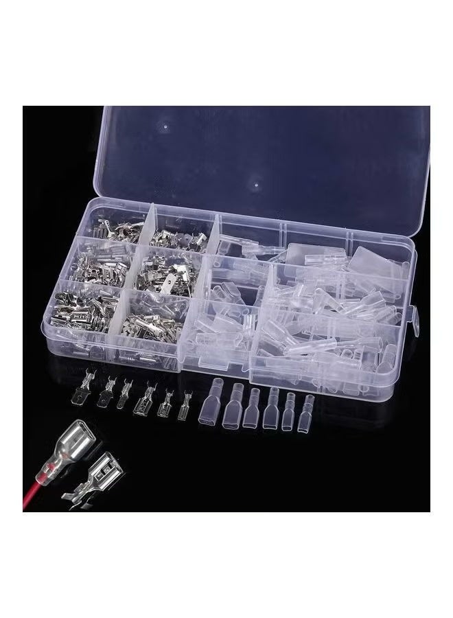 270-Piece Electrical Wire Crimp Terminal Connector Multicolour 9 x 3.50 x 6cm  - Image 5