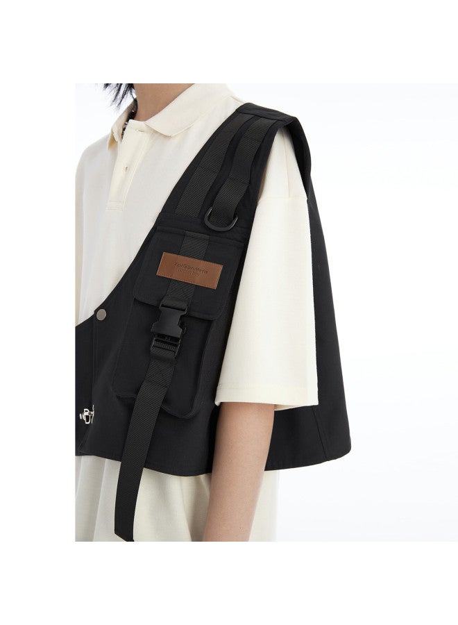 EPTISON سترة صيفية عملية - سترة بدون أكمام فضفاضة للرجال والنساء من الشارع العالي - Image 4