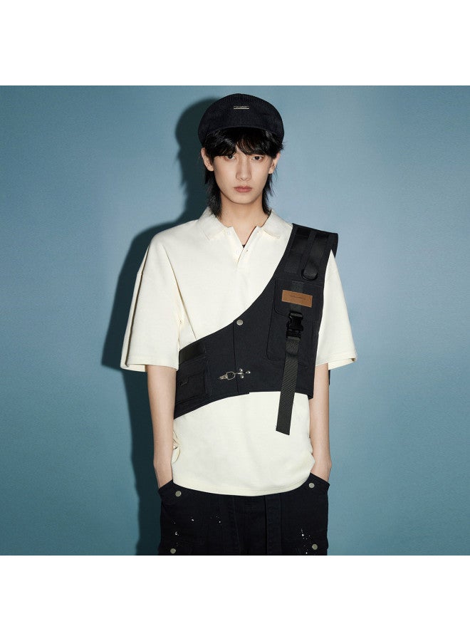 EPTISON سترة صيفية عملية - سترة بدون أكمام فضفاضة للرجال والنساء من الشارع العالي - Image 5