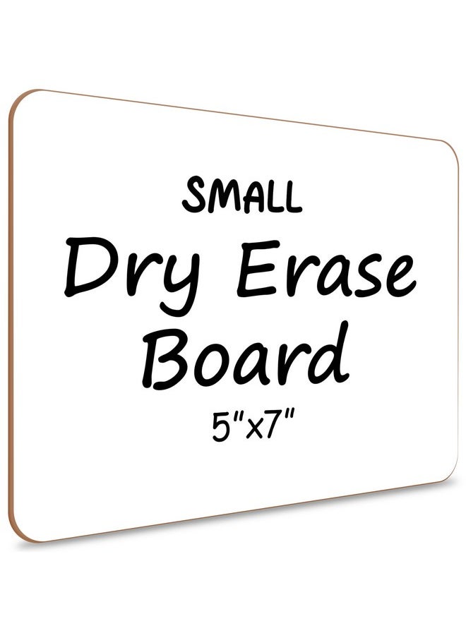 Scribbledo Small White Board Dry Erase Mini Whiteboard 5X7 Inch Small Dry Erase Board Marker Board Dry Erase Lapboards Handheld Personal White Boards For Students Small Whiteboard Office Kitchen  - Image 1