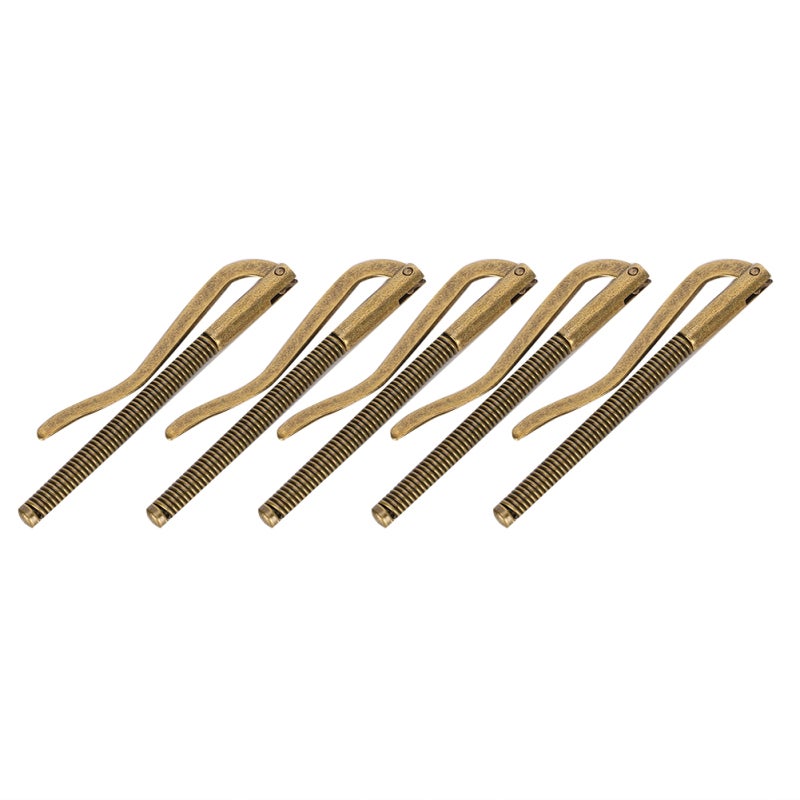 Money Clip: 3 Colors Optional High Quality Electroplated Steel Anti-Rust Anti-Corrosion Durable Cash Clip - Simple Shape Expandable Spring Cash Holder for Men's Daily Use, Gift for Men - Image 1