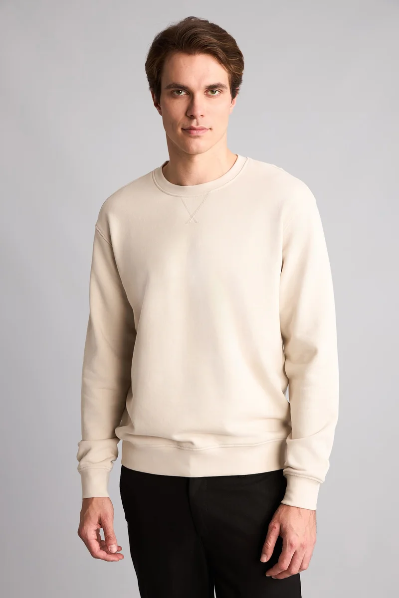 Defacto  Regular Fit Long Sleeve Sweatshirt for Men | Best Price UAE