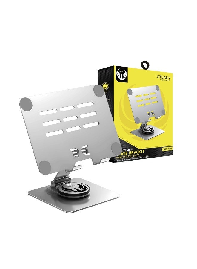 YOUFO - Foldable iPad Stand Model Y4863 - Compact design with a 360-degree rotating base, adjustable and supports all tablets from 4.5 to 12.9 inches - Image 4